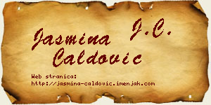 Jasmina Ćaldović vizit kartica